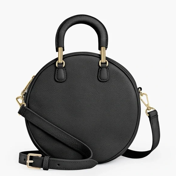 Talbots Black Mini Handle Bag with Gold Accents - Picture 9 of 9